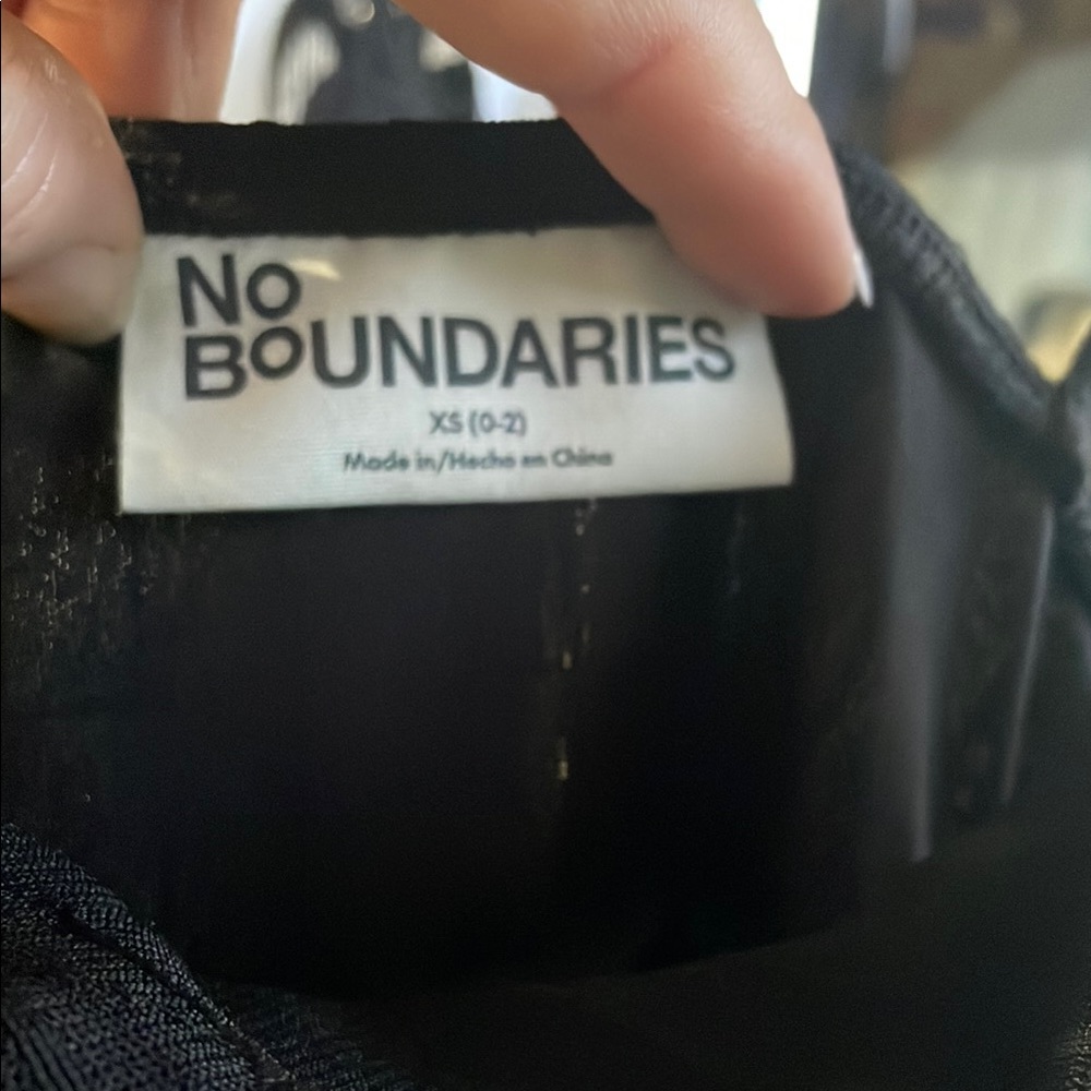 No Boundaries Asymmetrical Black Dress